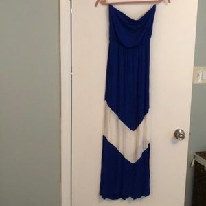 Royal blue maxi dress